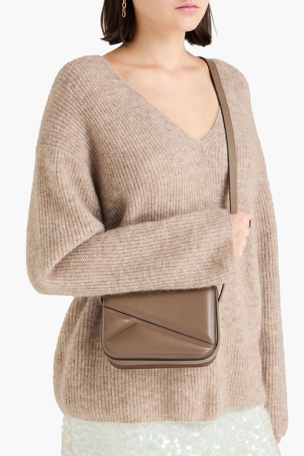 WANDLER حقيبة كتف "أوسكار" من الجلد