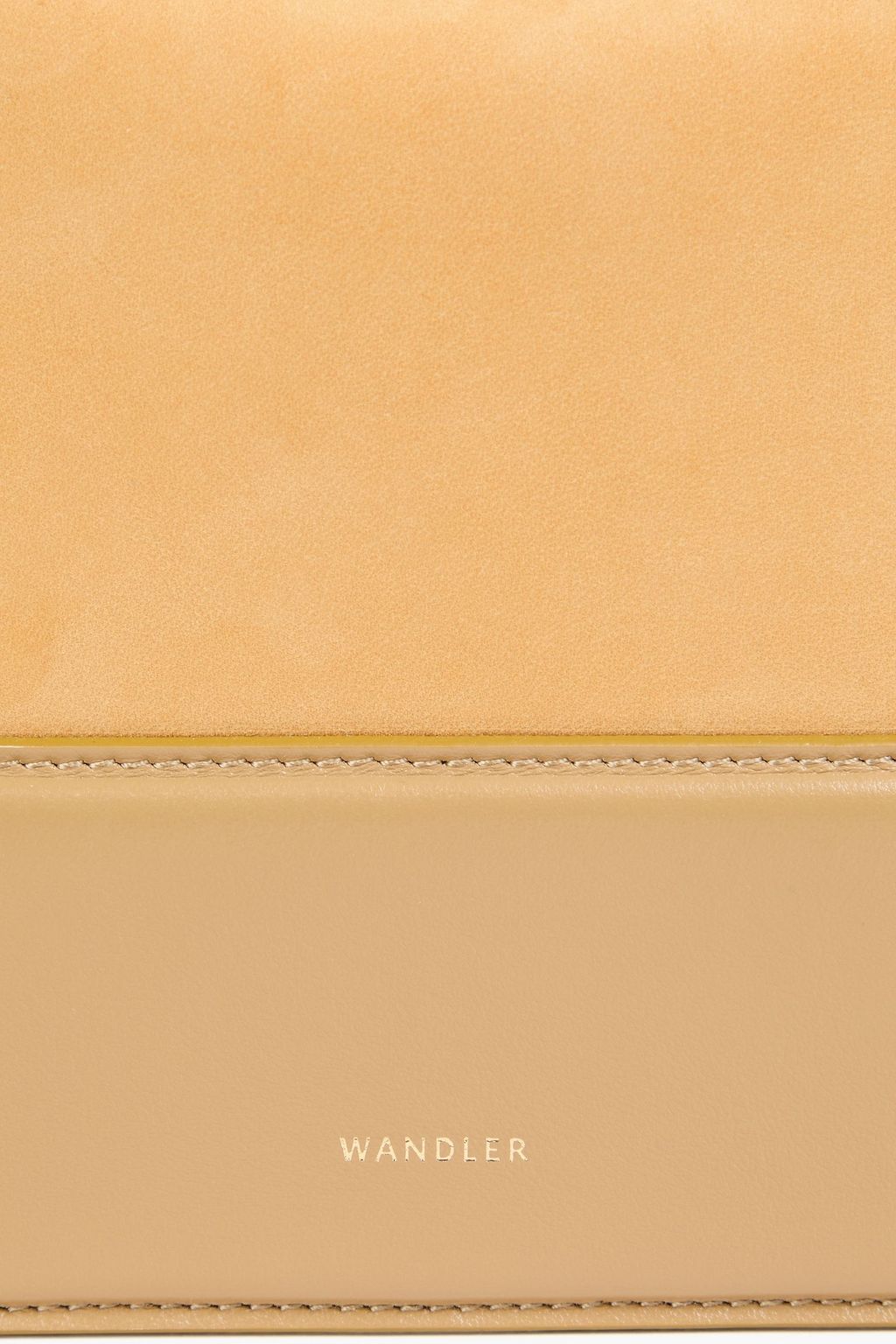 WANDLER حقيبة كتف بينالوب من الجلد وجلد السويد