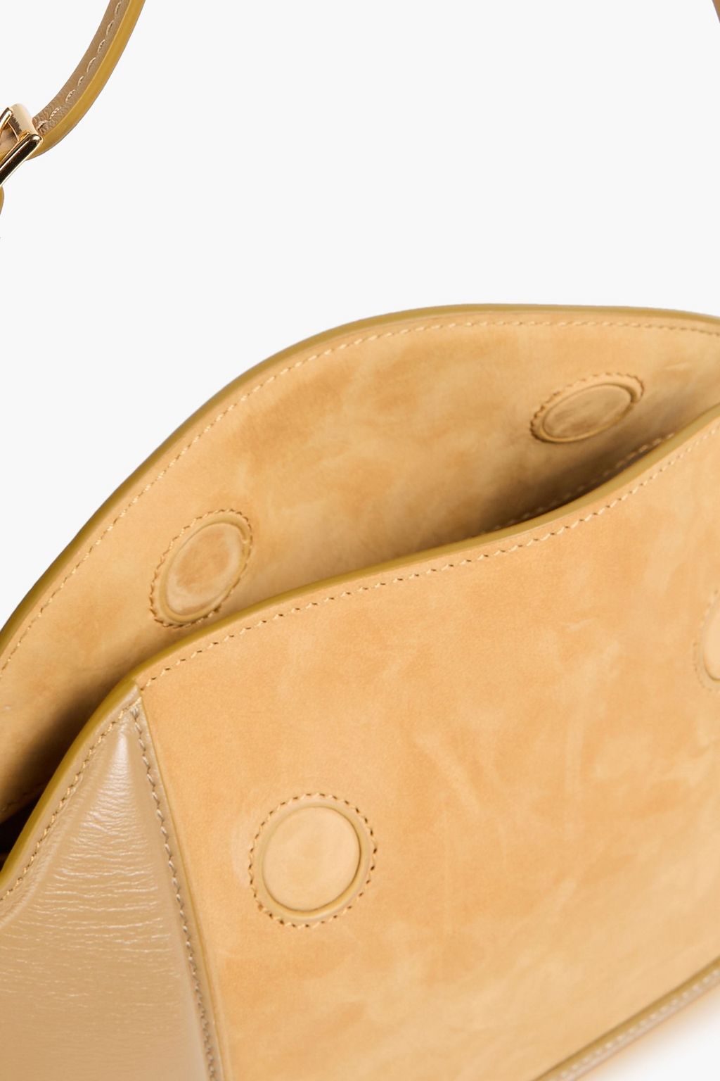 WANDLER حقيبة كتف بينالوب من الجلد وجلد السويد