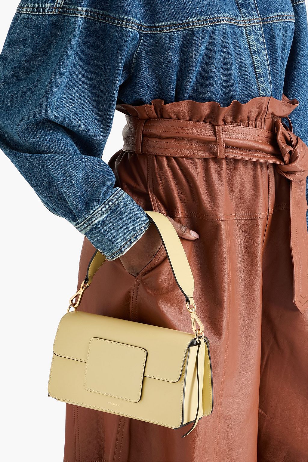 WANDLER حقيبة كتف "جورجيا" من الجلد