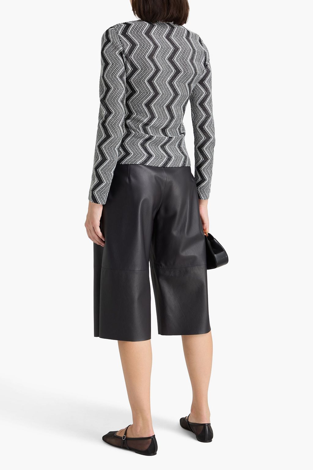 MISSONI Metallic crochet-knit sweater