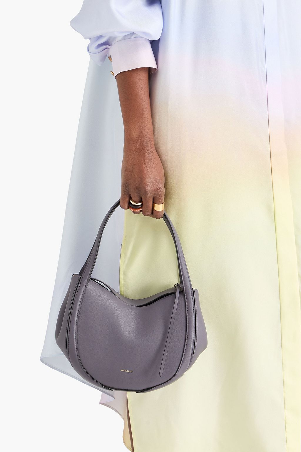 WANDLER Lin mini leather shoulder bag