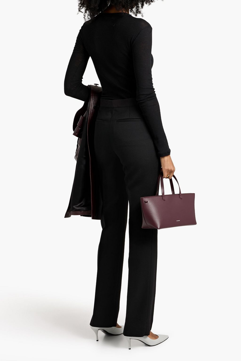 VERONICA DE PIANTE Riley wool-twill straight-leg pants