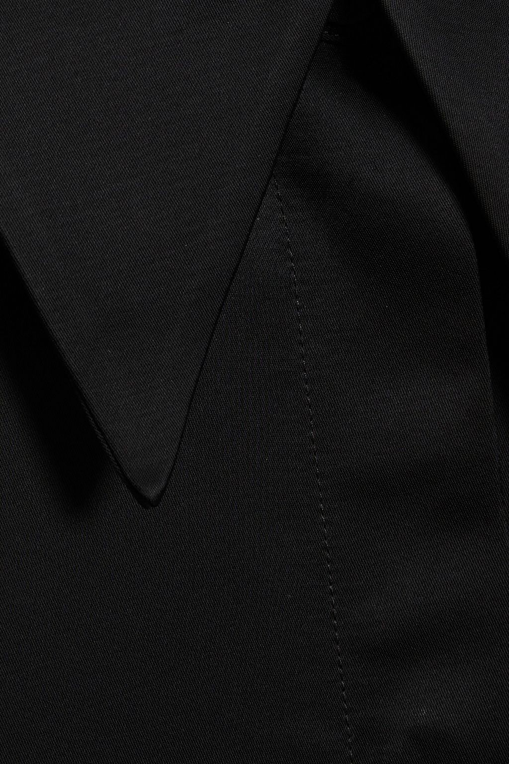JIL SANDER Cupro-blend satin shirt