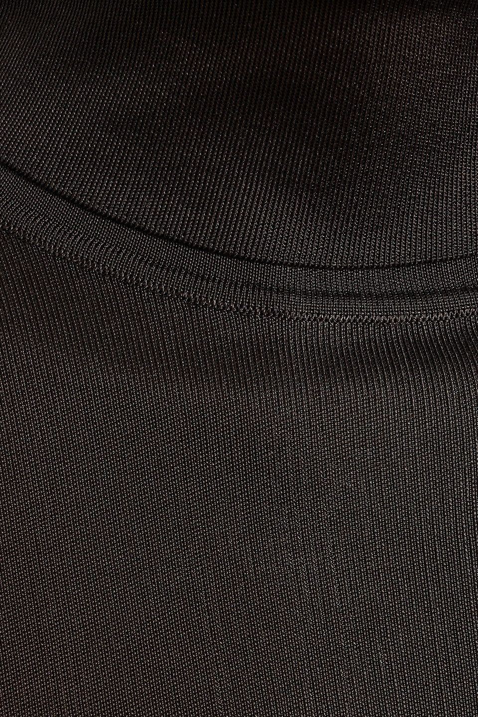 Veronica De Piante Viola Stretch-knit Turtleneck Midi Dress In Brown