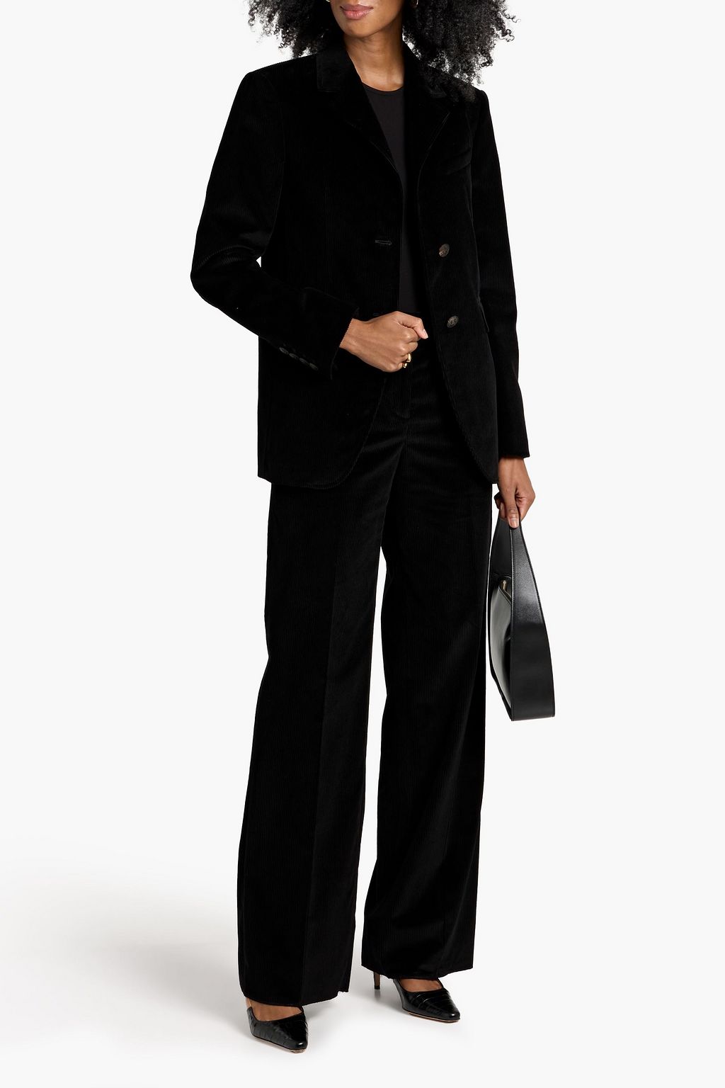 VERONICA DE PIANTE Anya cotton-corduroy wide-leg pants
