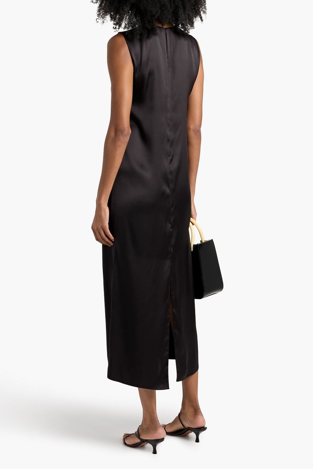 VERONICA DE PIANTE Alessia washed-silk midi dress
