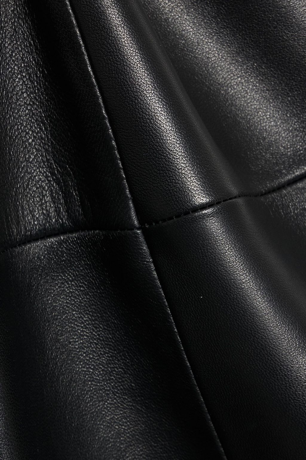 VERONICA DE PIANTE Grace leather midi dress