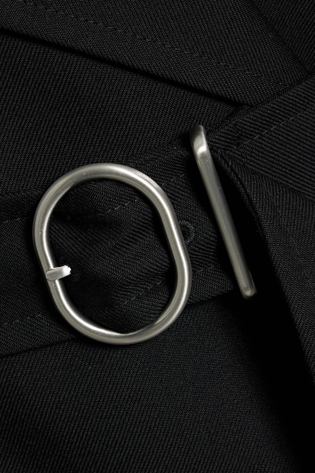 JIL SANDER Belted wool-twill trench coat