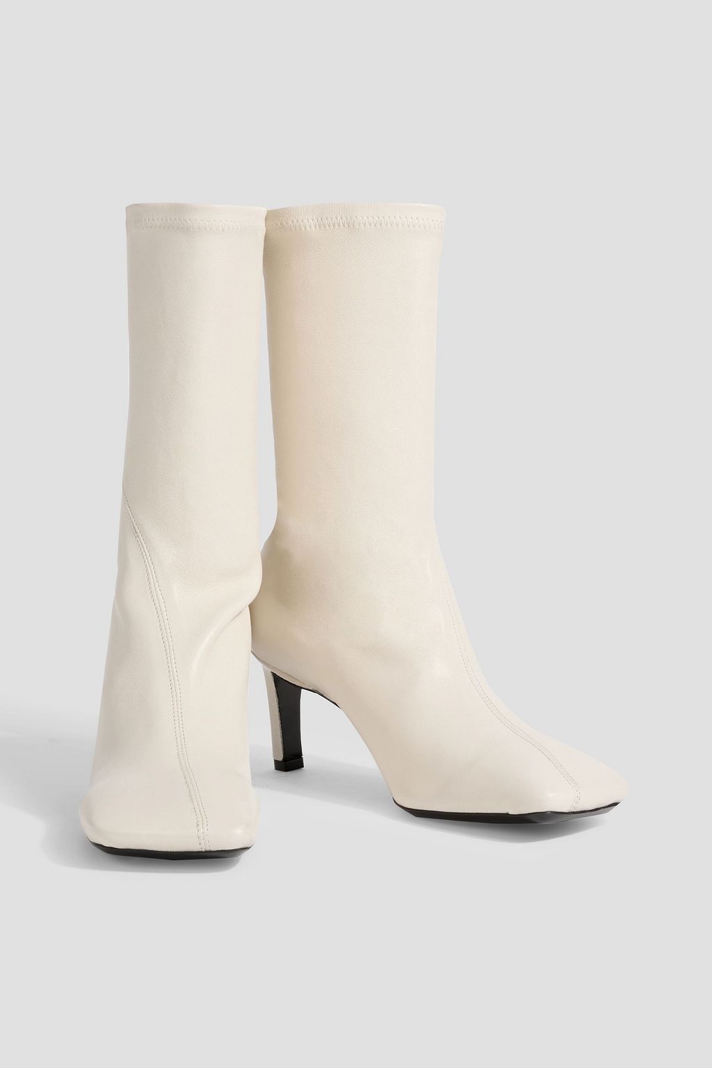 JIL SANDER Leather sock boots
