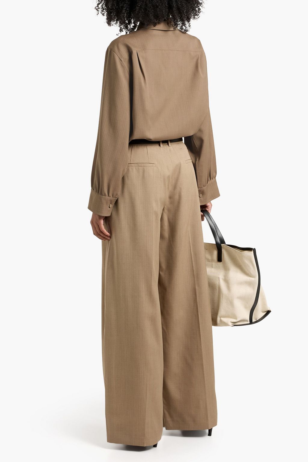 JIL SANDER Wool-jacquard shirt
