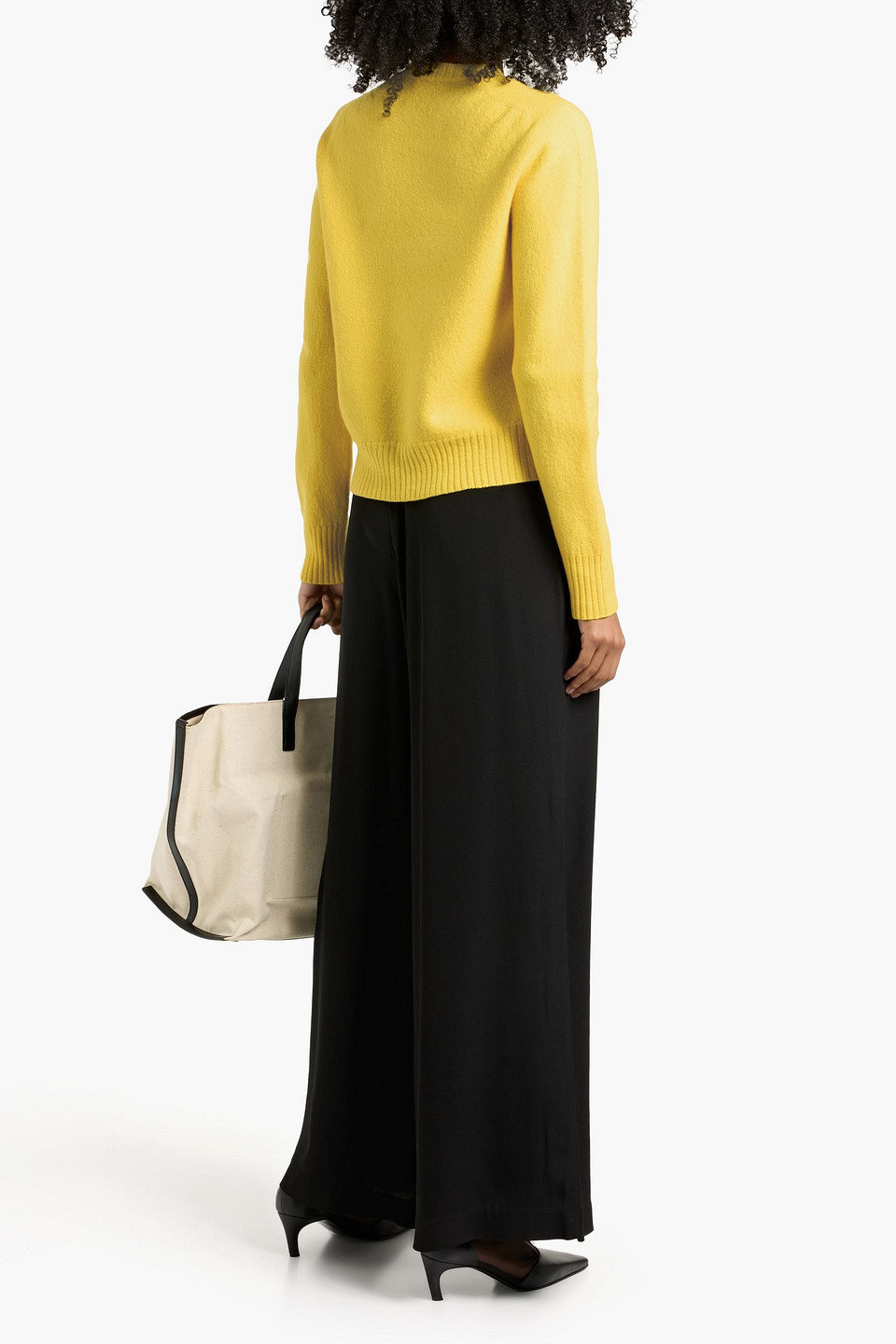 Jil Sander Wool Sweater In Yellow