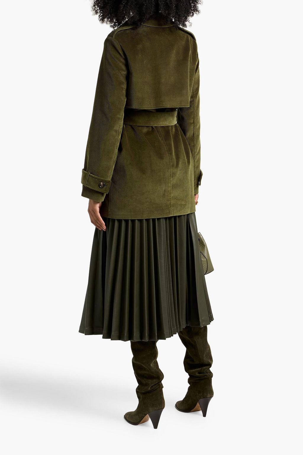 VERONICA DE PIANTE Charlotte cotton-corduroy trench coat