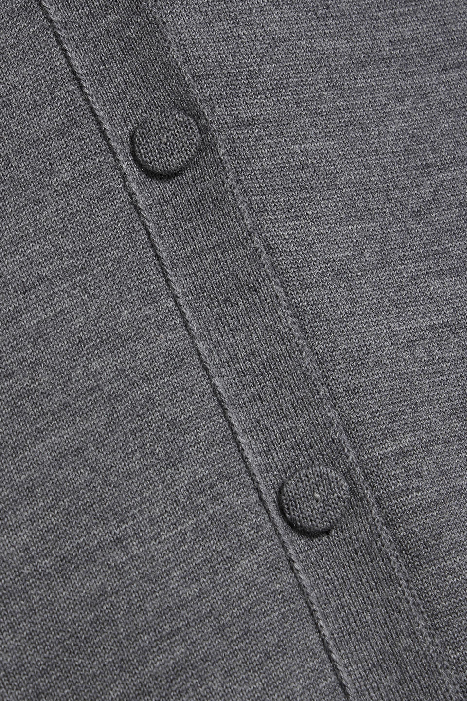 Jil Sander Tie-front Wool Midi Dress In Gray