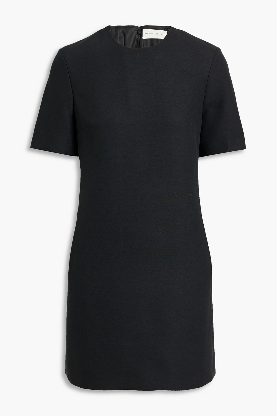 Veronica De Piante Tabitha Crepe Mini Dress In Black