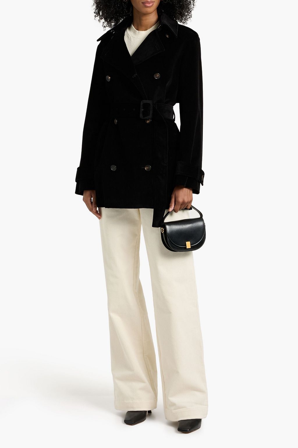 VERONICA DE PIANTE Charlotte cotton-corduroy trench coat