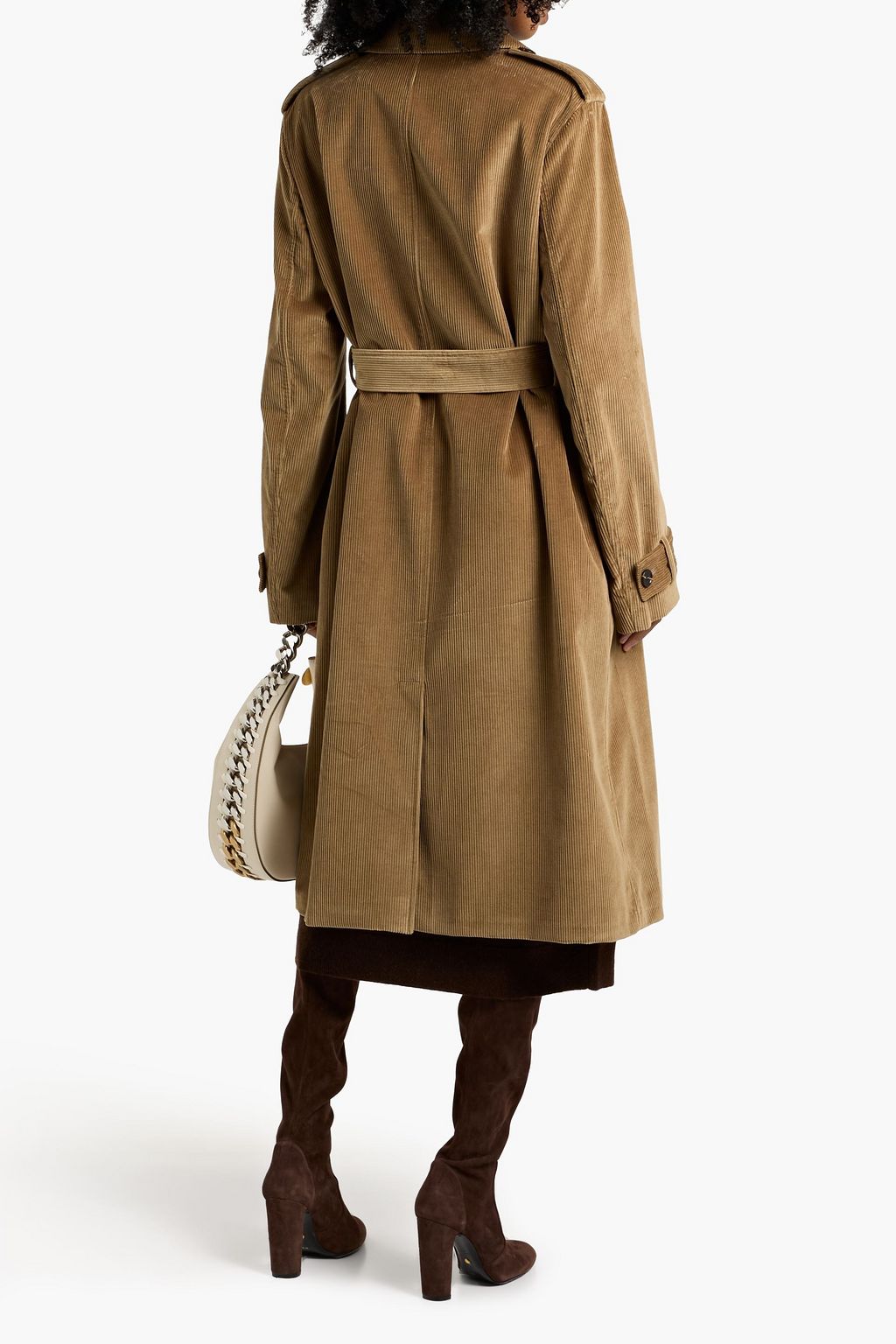 VERONICA DE PIANTE Bella cotton-corduroy trench coat