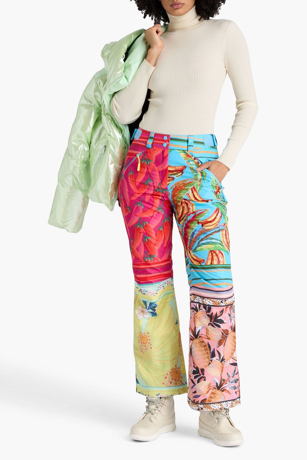 FARM RIO Printed ripstop ski pants