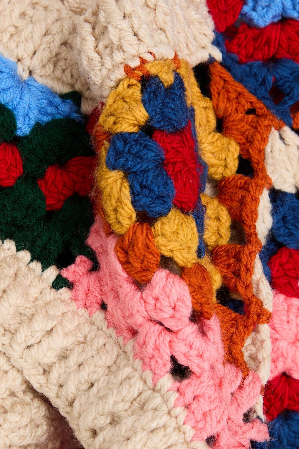 FARM RIO Crochet-knit vest