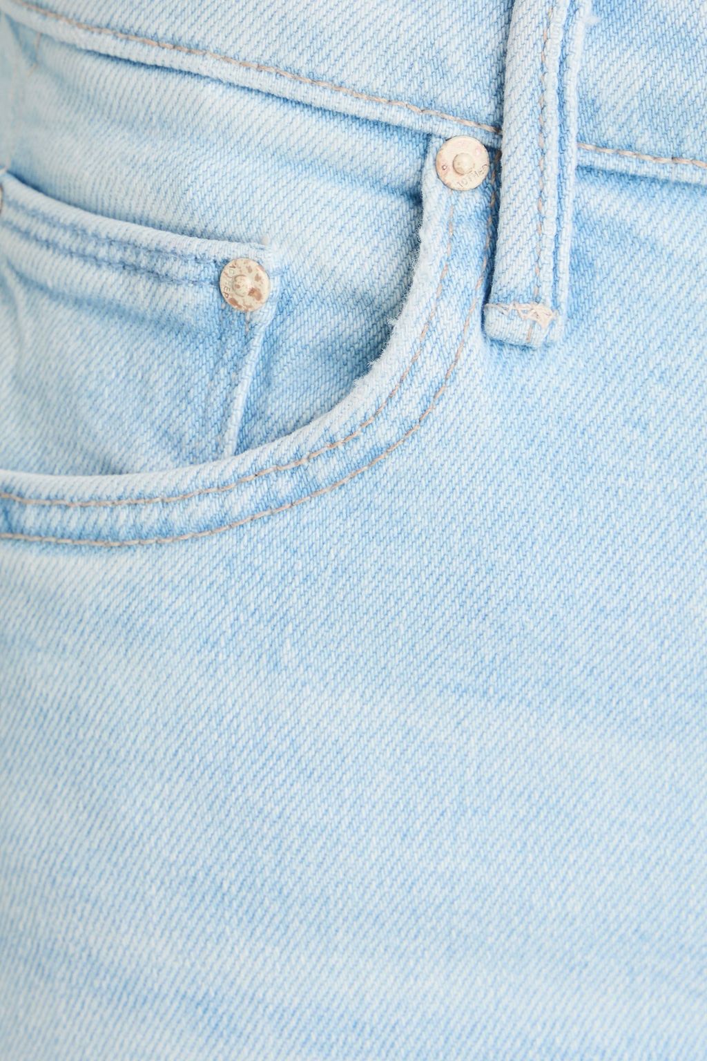 MOTHER Swisher Sneak high-rise wide-leg jeans