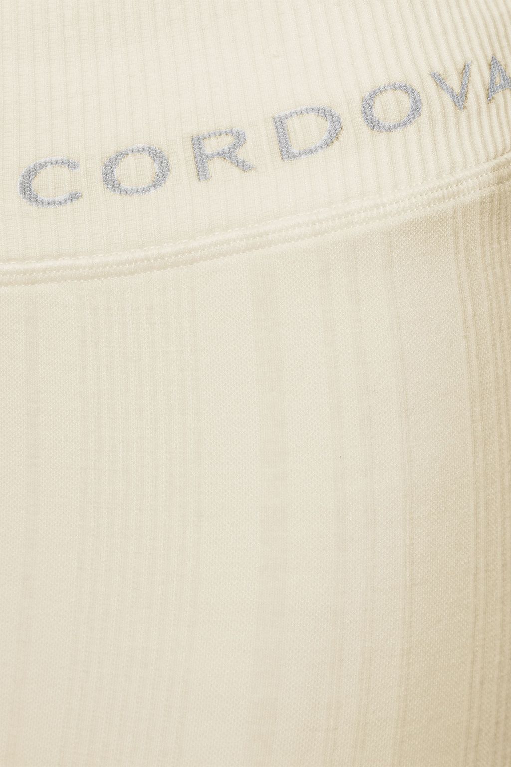 CORDOVA Cropped striped stretch-jersey base layer