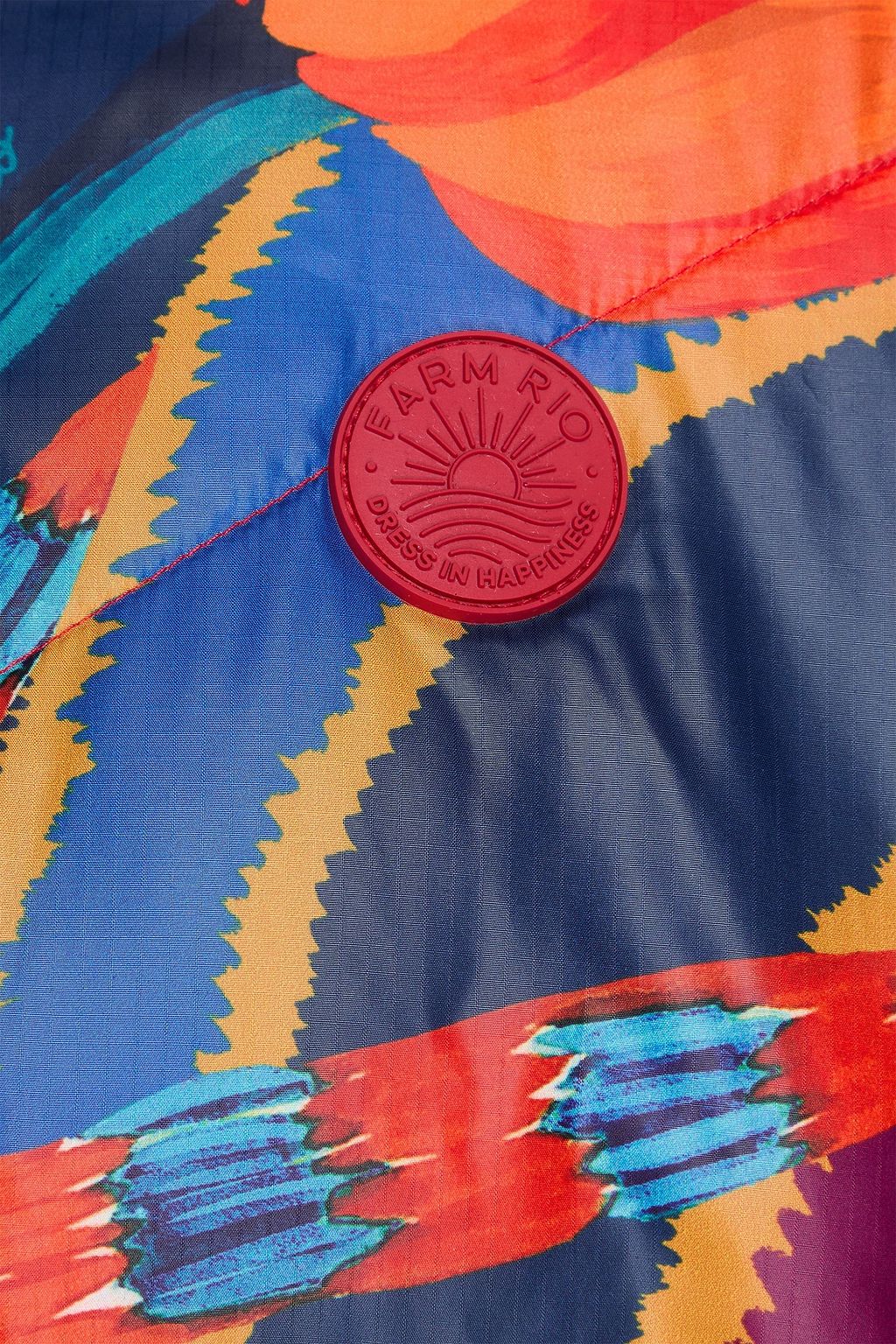 FARM RIO Reversible printed padded shell jacket