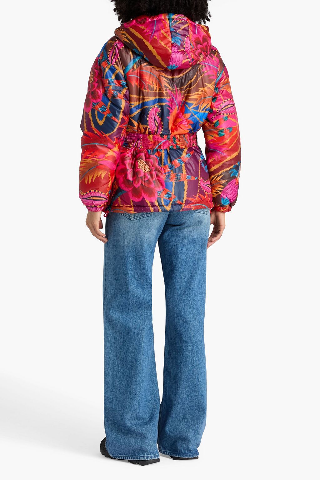 FARM RIO Reversible printed padded shell jacket