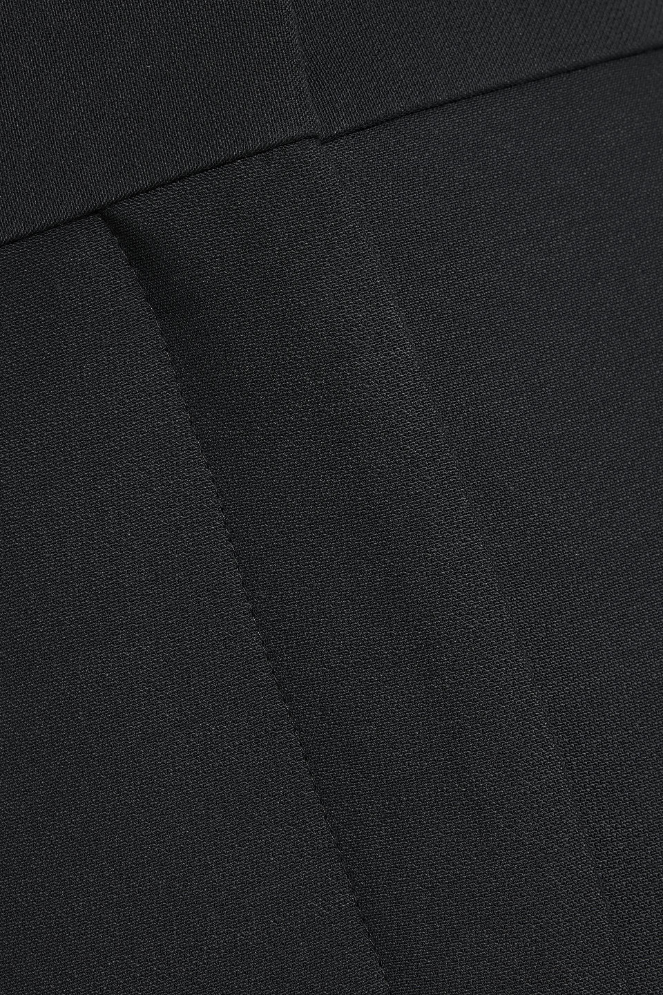 Veronica De Piante Mick Crepe Straight-leg Pants In Black