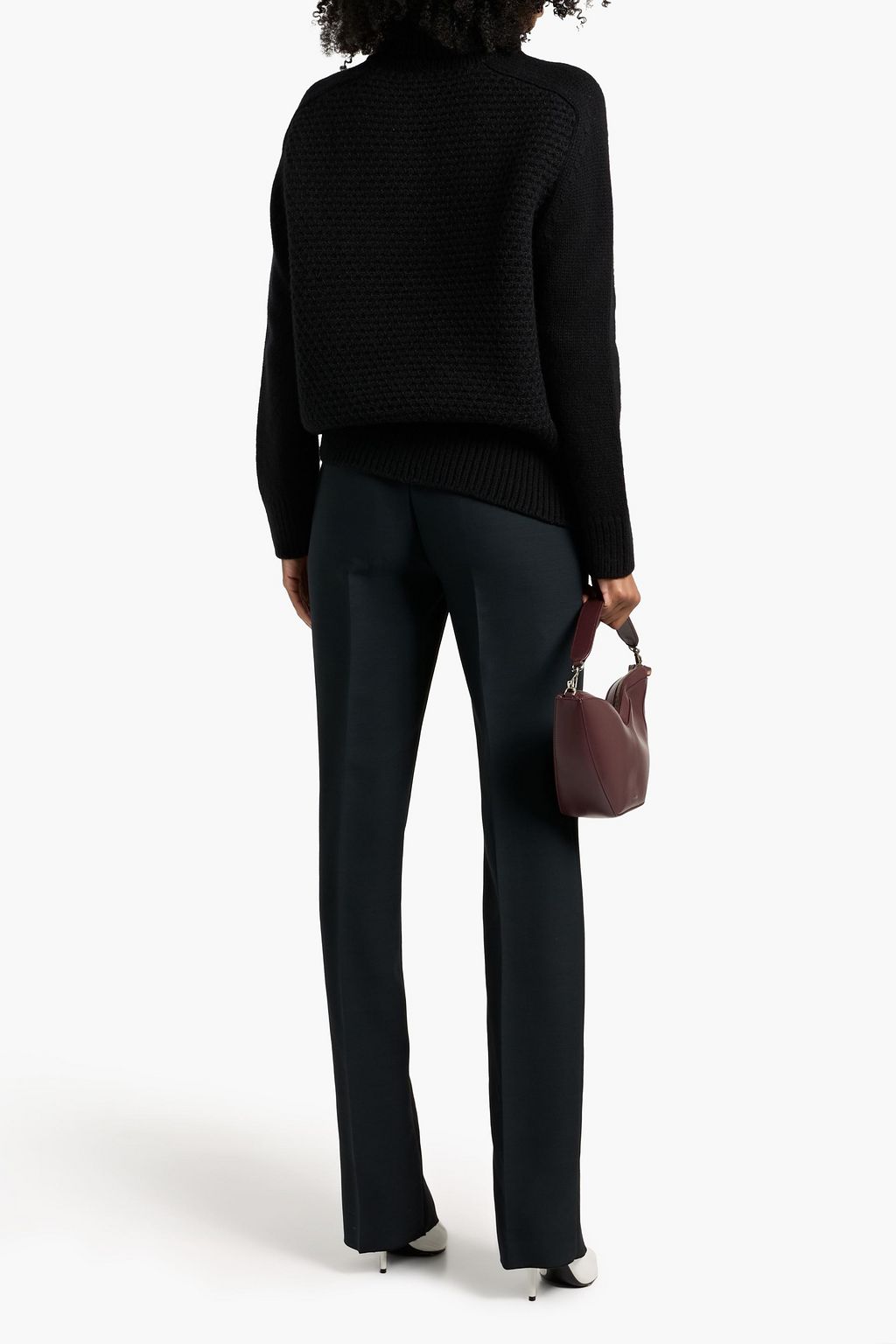 VERONICA DE PIANTE Mick crepe straight-leg pants