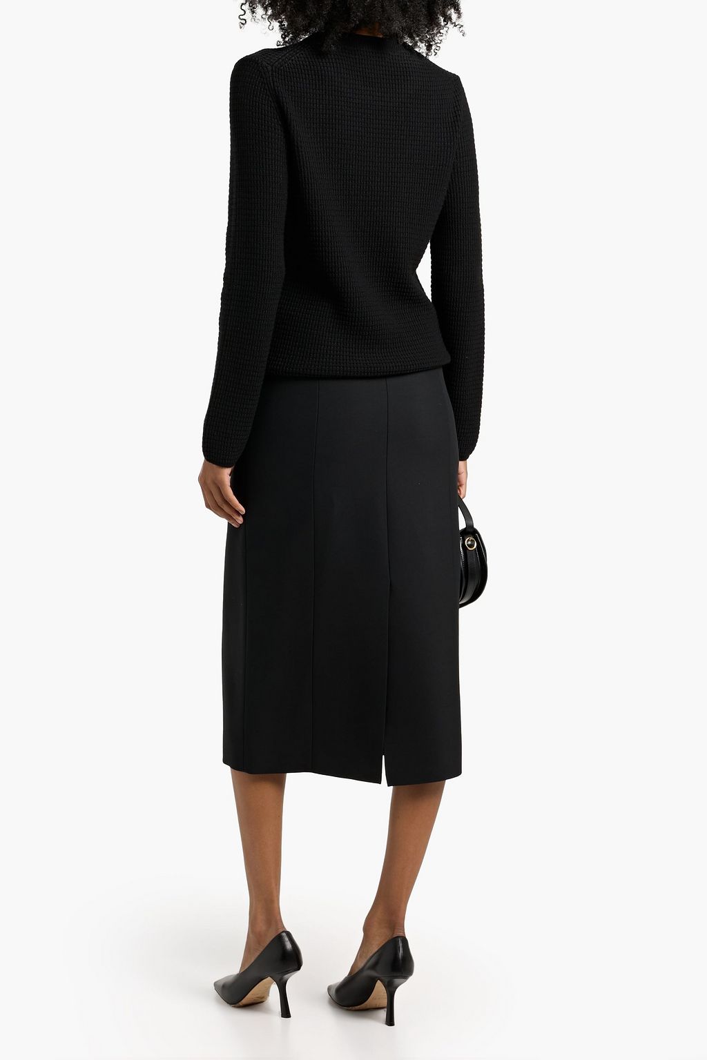 VERONICA DE PIANTE Chloe waffle-knit wool sweater