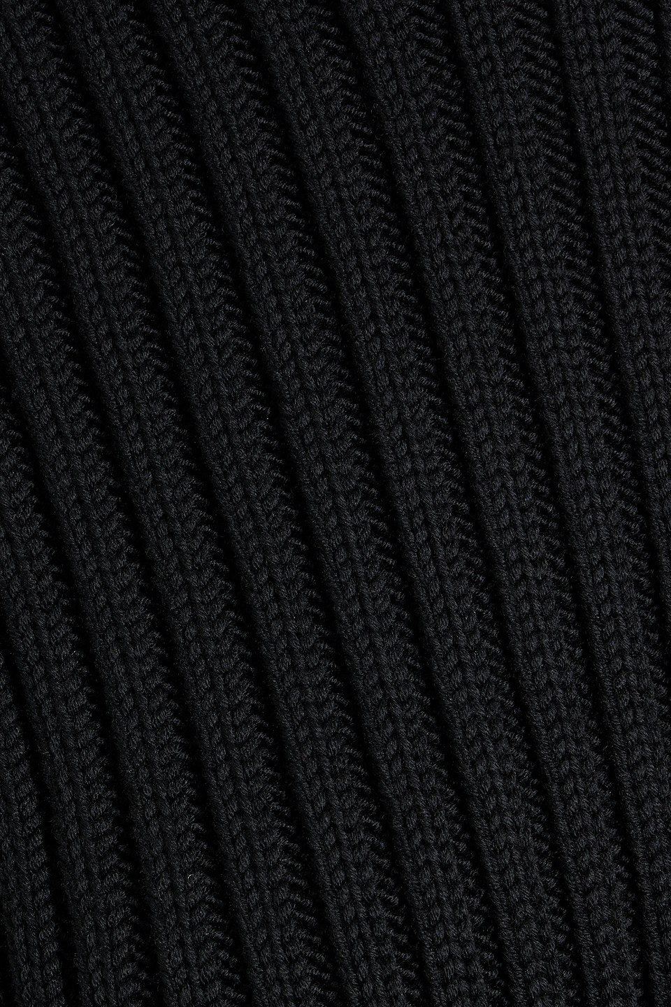 Veronica De Piante Tristan Ribbed Merino Wool Sweater In Black