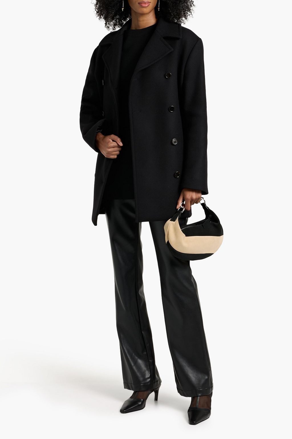 VERONICA DE PIANTE Claudia double-breasted wool-blend coat