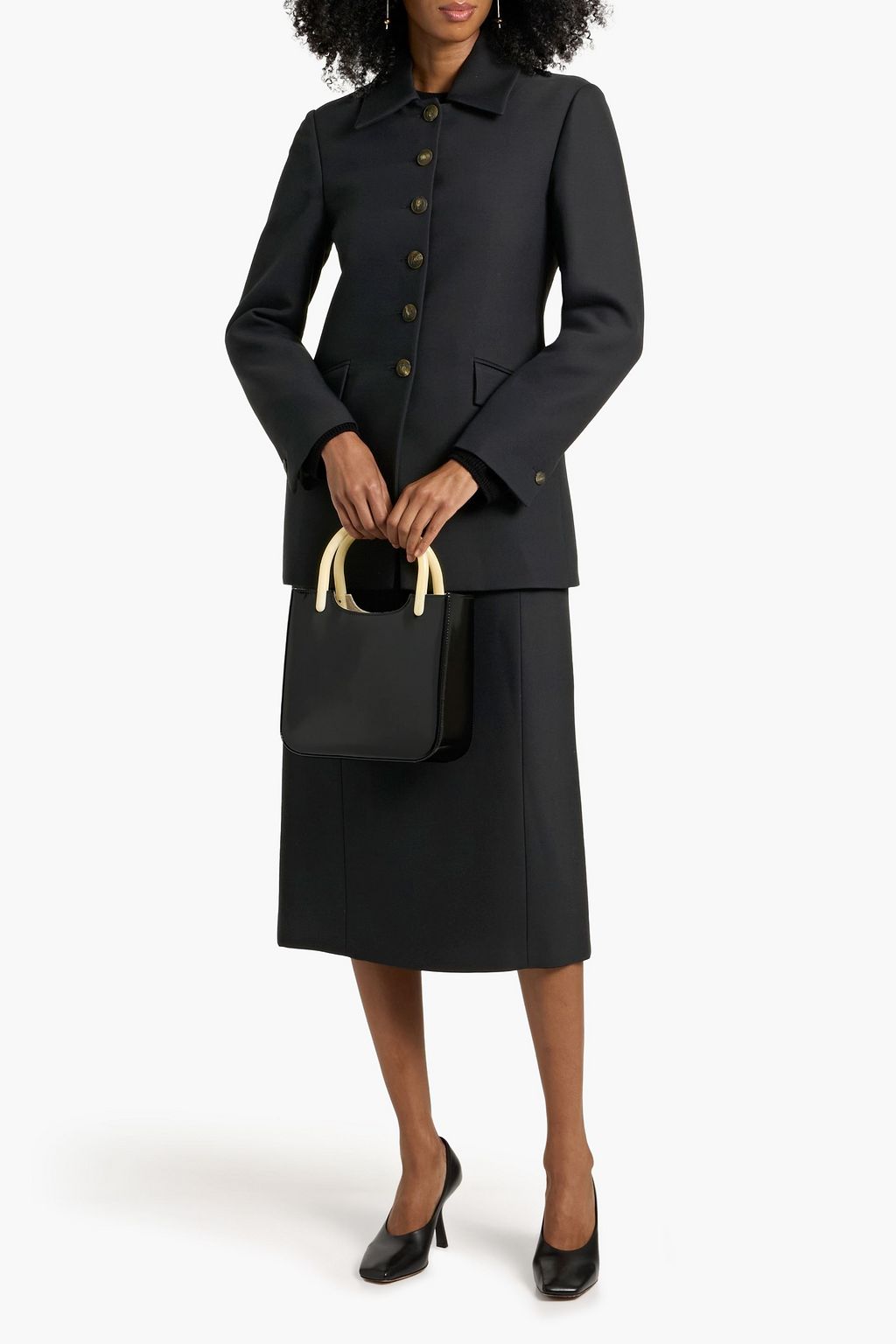 VERONICA DE PIANTE Rebecca crepe jacket
