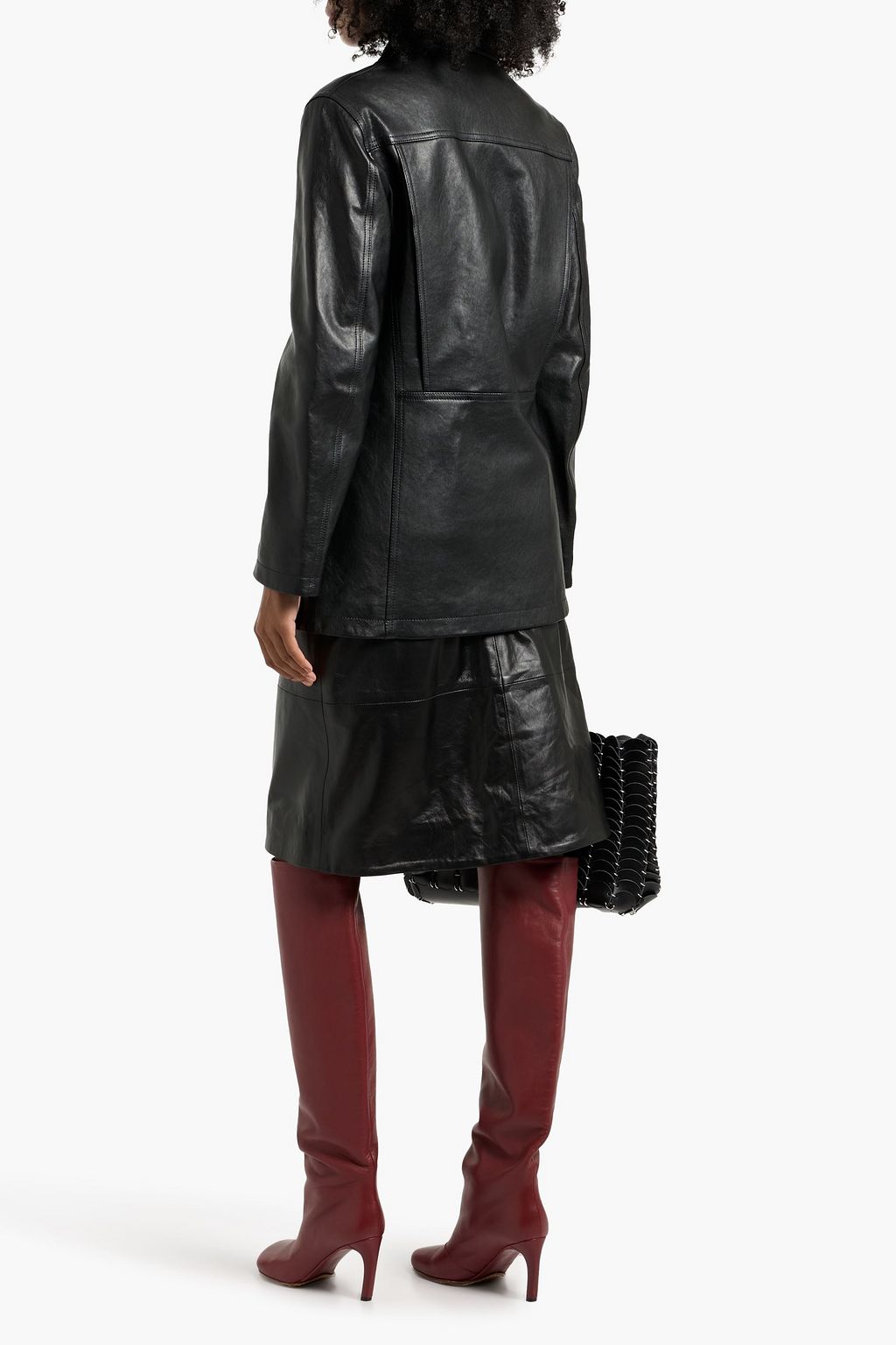 VERONICA DE PIANTE Cassidy leather jacket