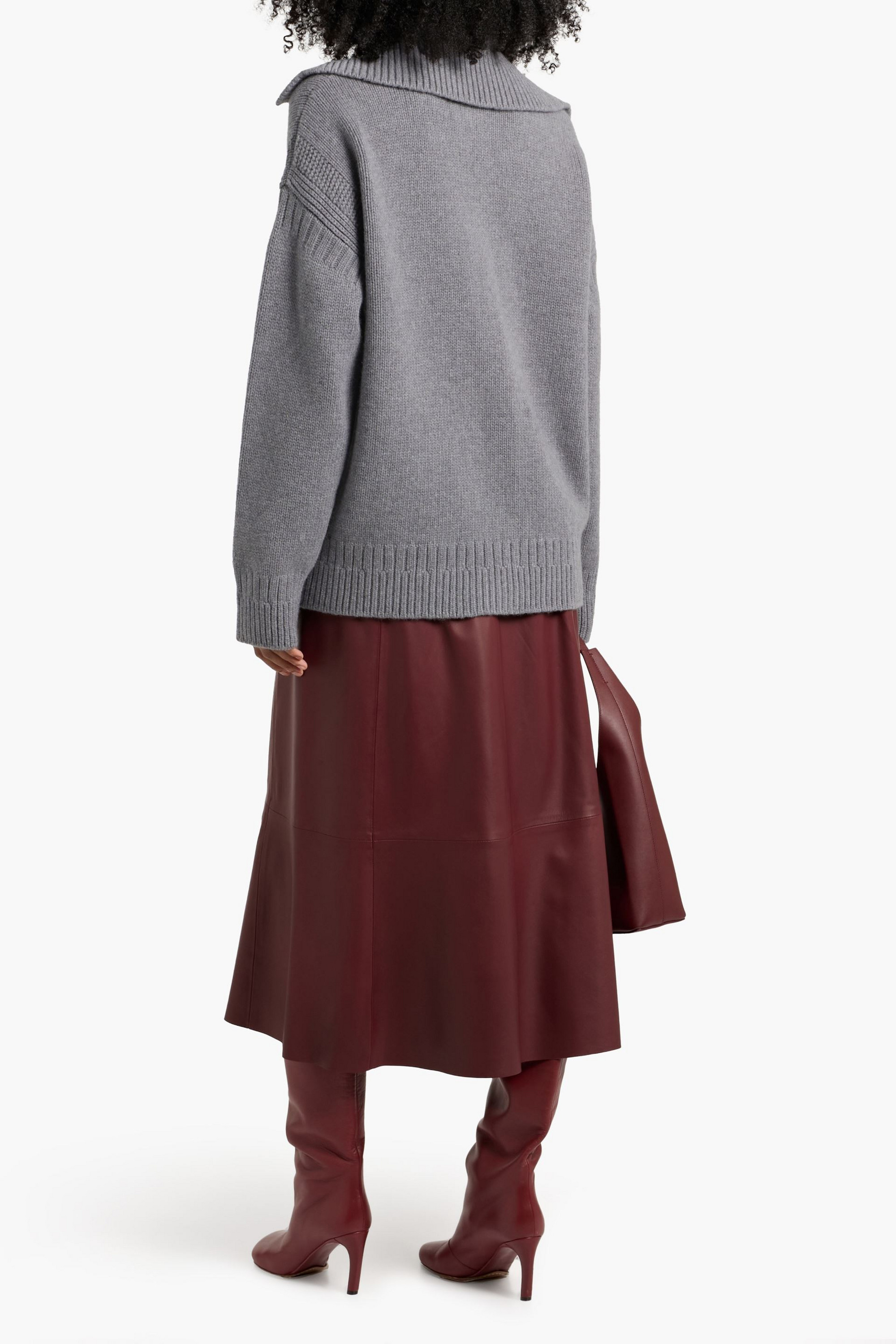 Veronica De Piante Hayley wool and cashmere-blend cardigan