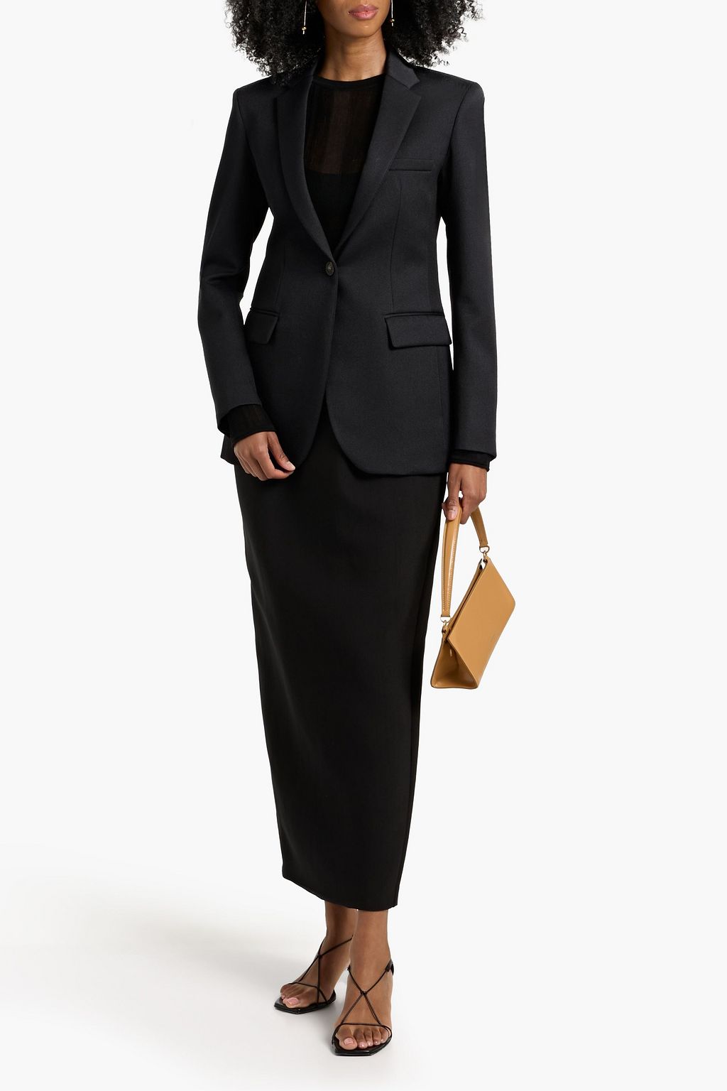 VERONICA DE PIANTE Astrid wool-twill blazer