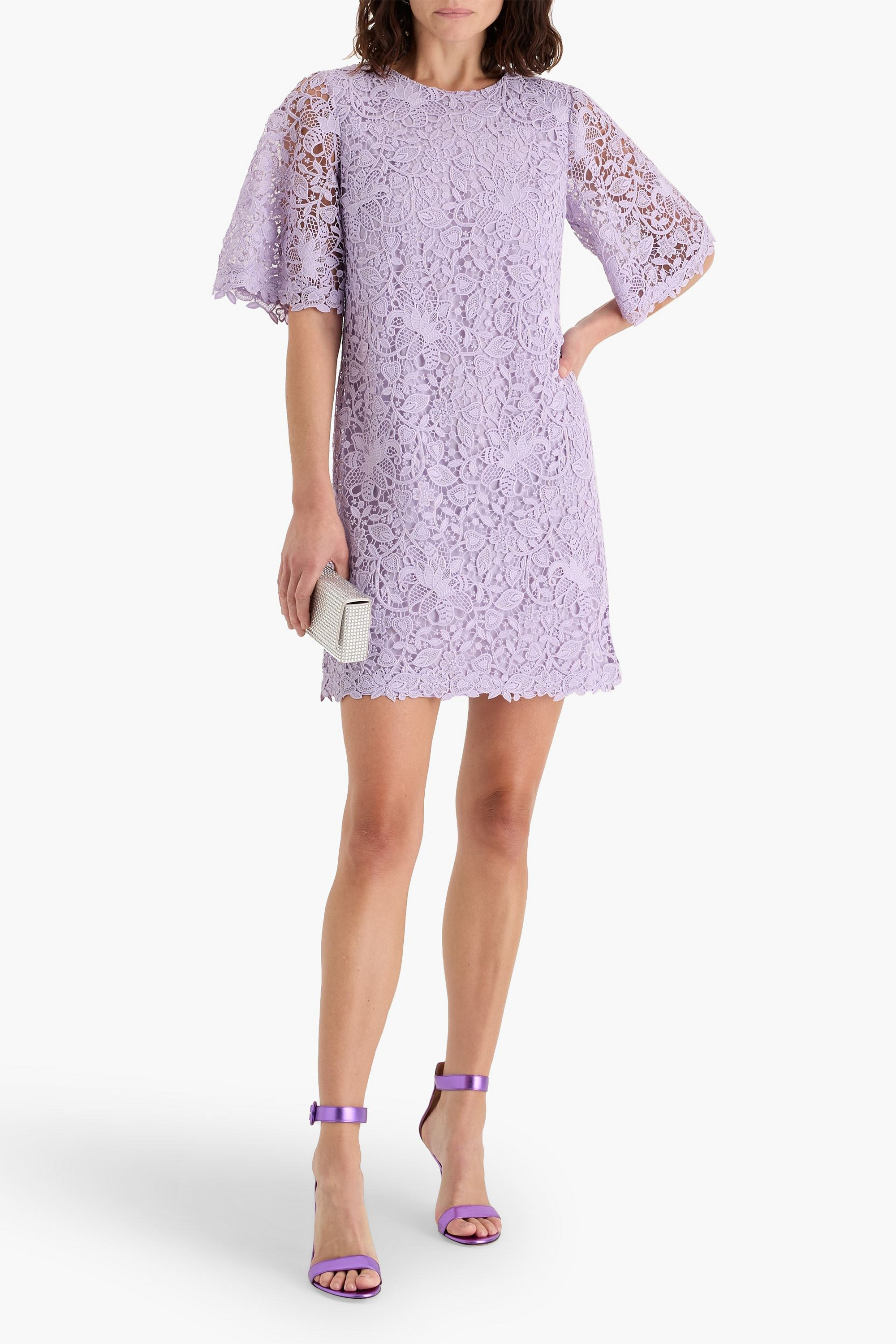 Carolina Herrera Guipure lace mini dress