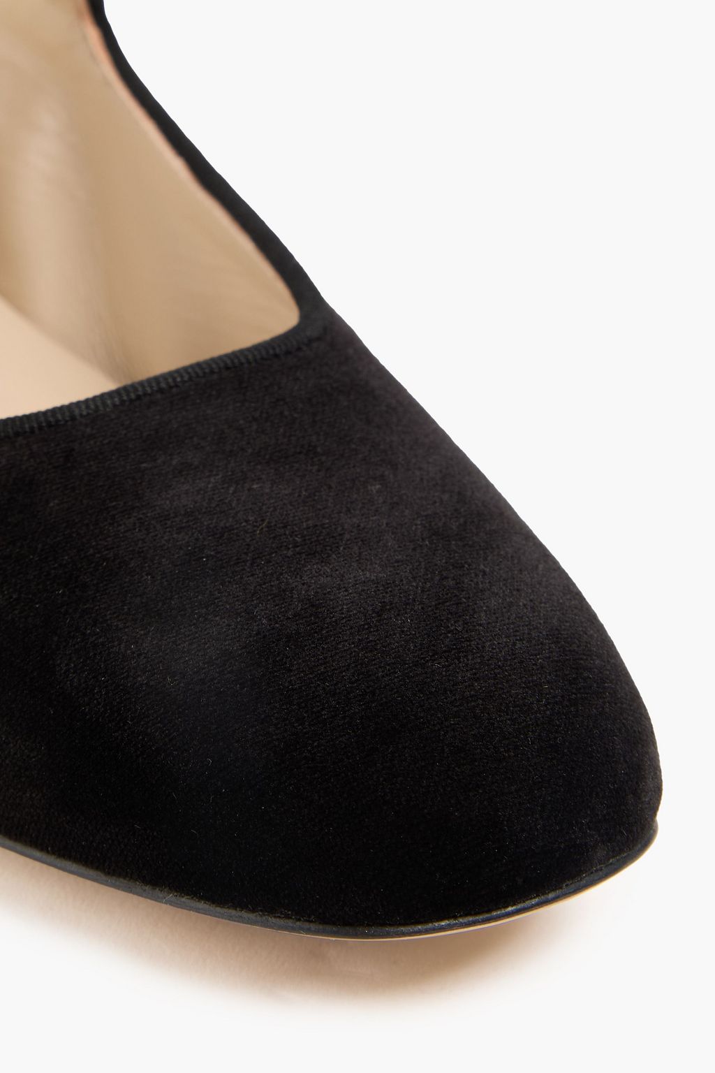 LE MONDE BERYL Mary-Jane-Ballerinas aus Samt