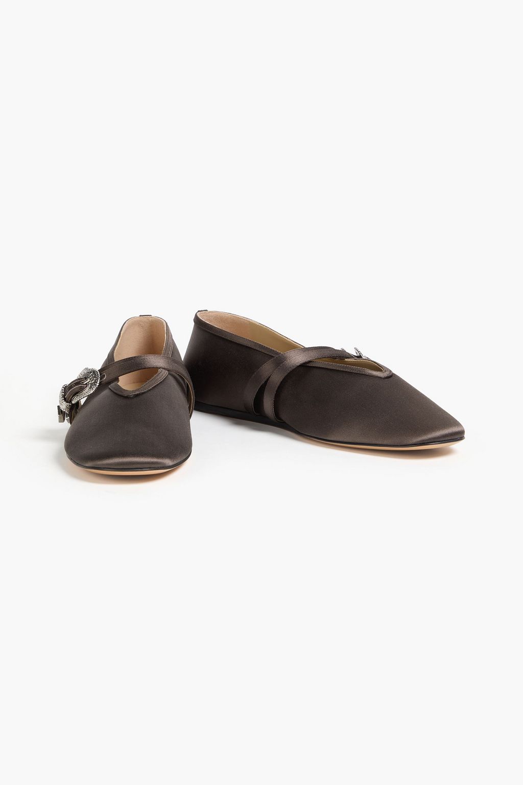 LE MONDE BERYL Claudia satin ballet flats
