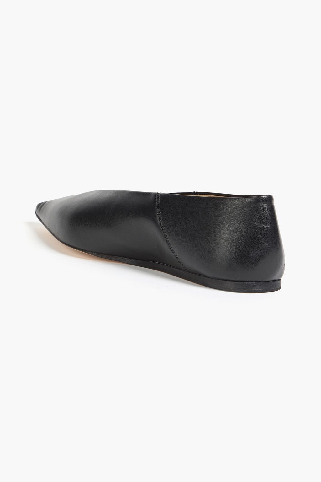 LE MONDE BERYL Babouche leather point-toe flats