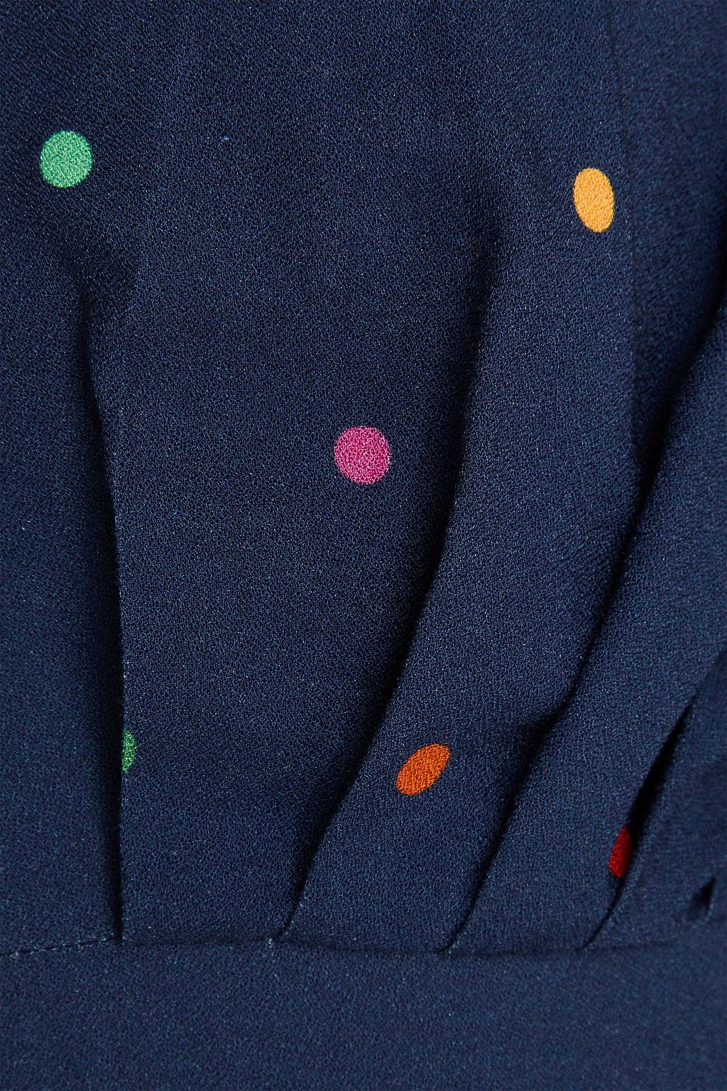 FARM RIO Lucy polka-dot crepe midi dress