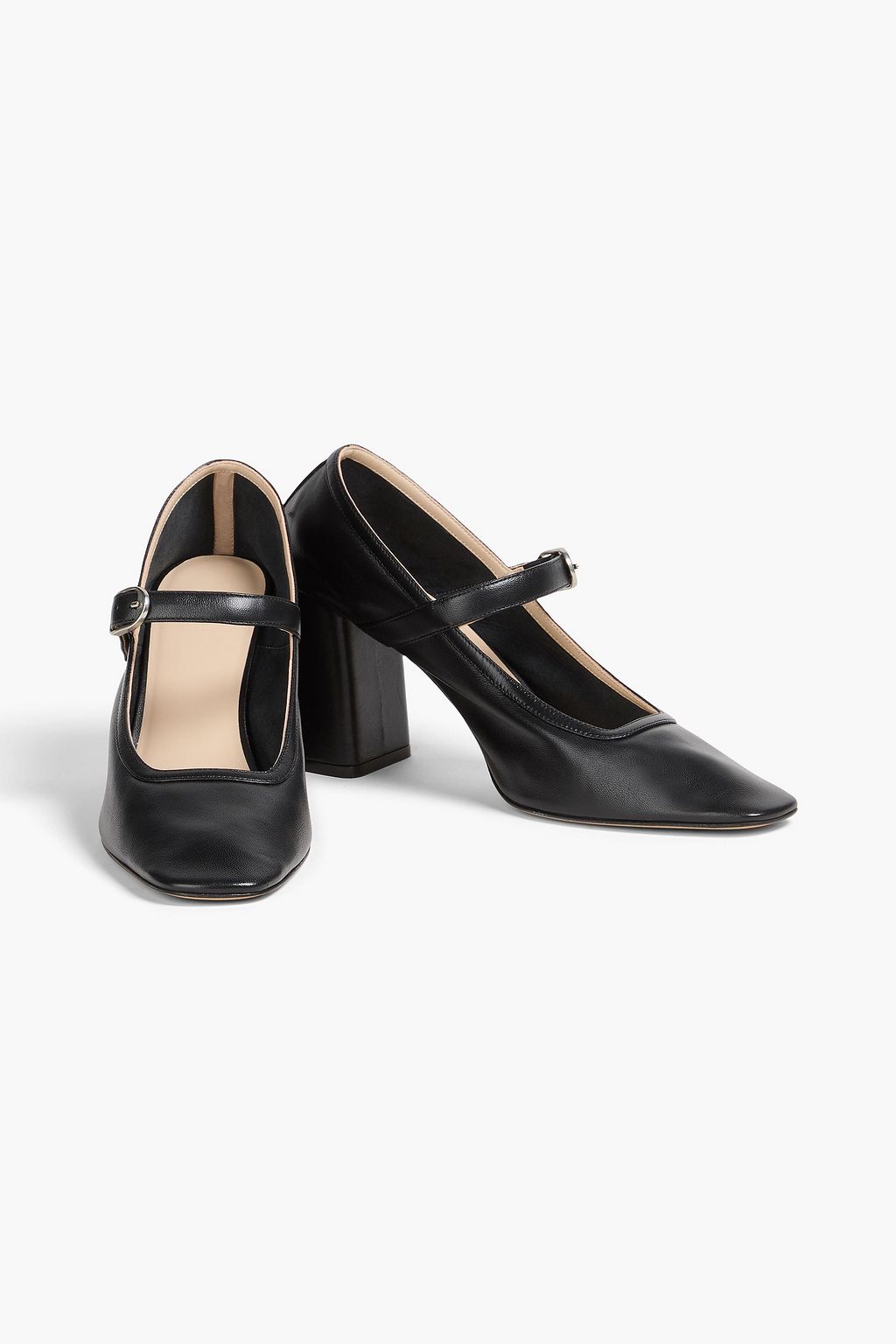 LE MONDE BERYL Leather Mary Jane pumps