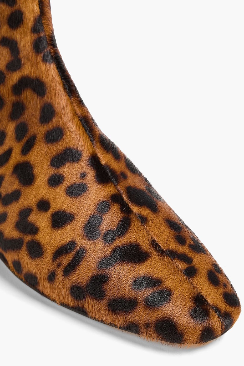 LE MONDE BERYL Luna leopard-print calf hair ankle boots