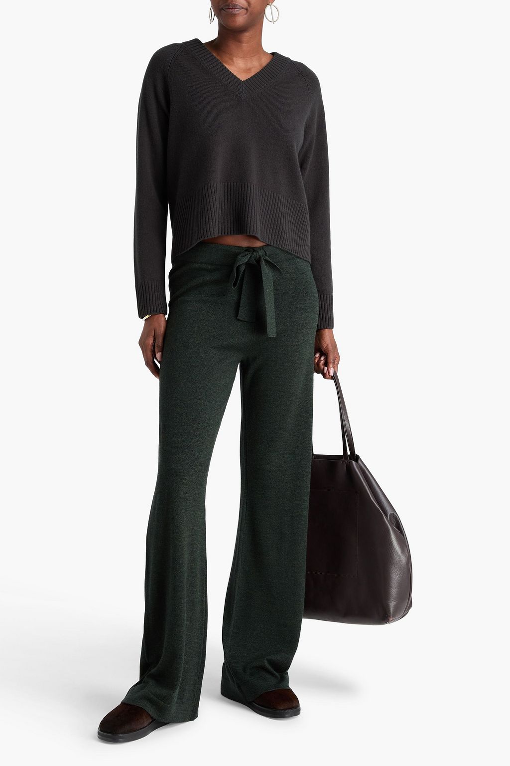 WE NORWEGIANS Wool wide-leg pants