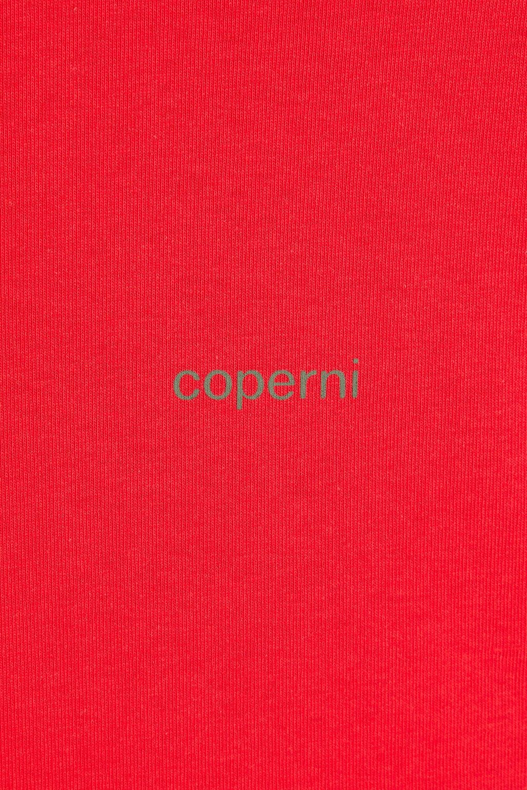COPERNI Printed cotton-jersey T-shirt