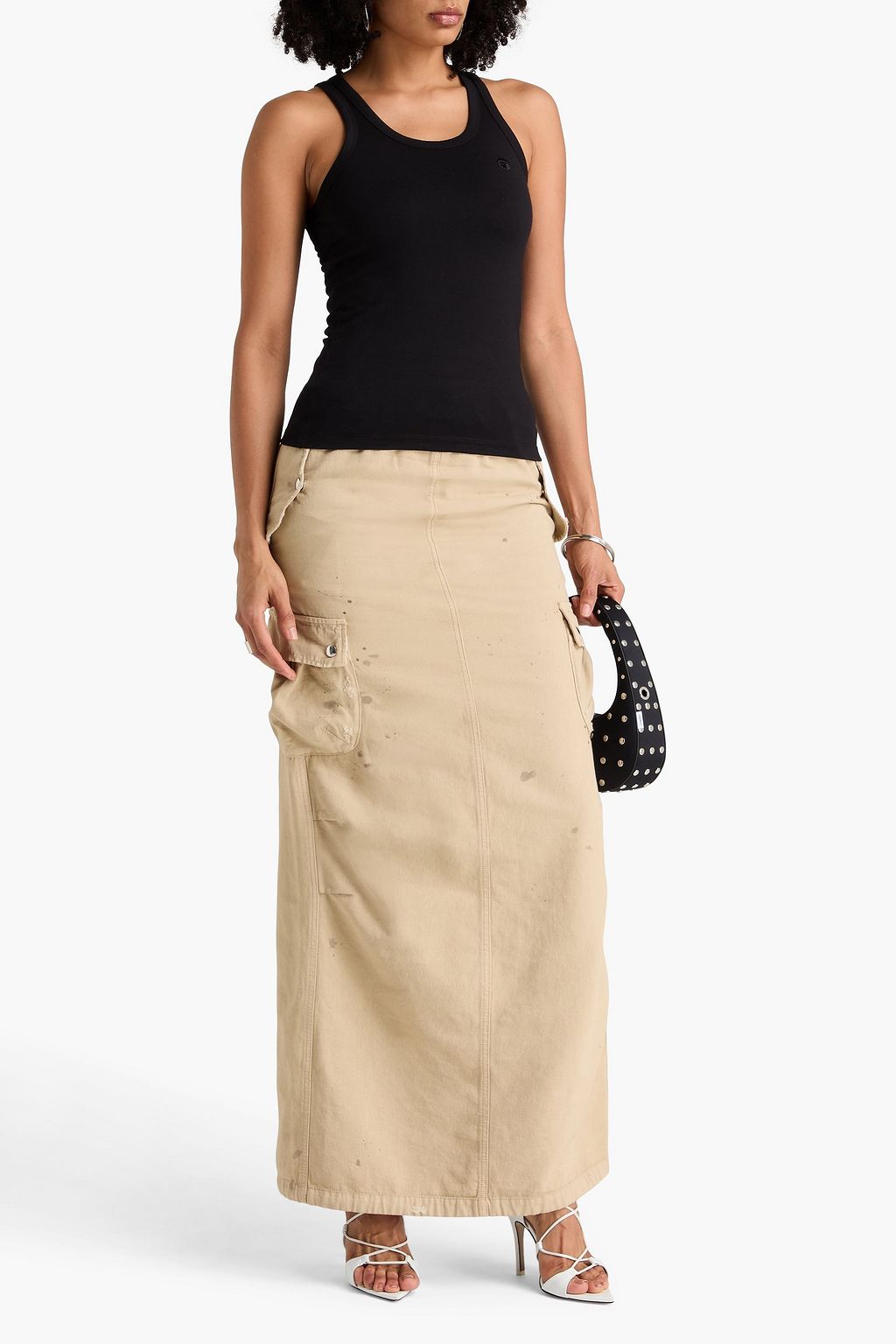 COPERNI Cotton and modal-blend jersey tank
