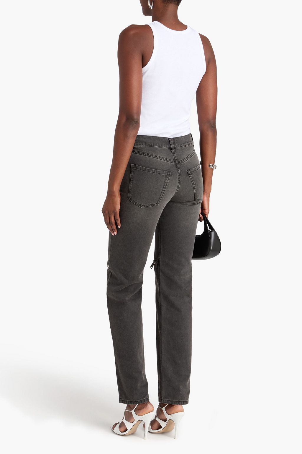COPERNI Embroidered cotton-jersey tank