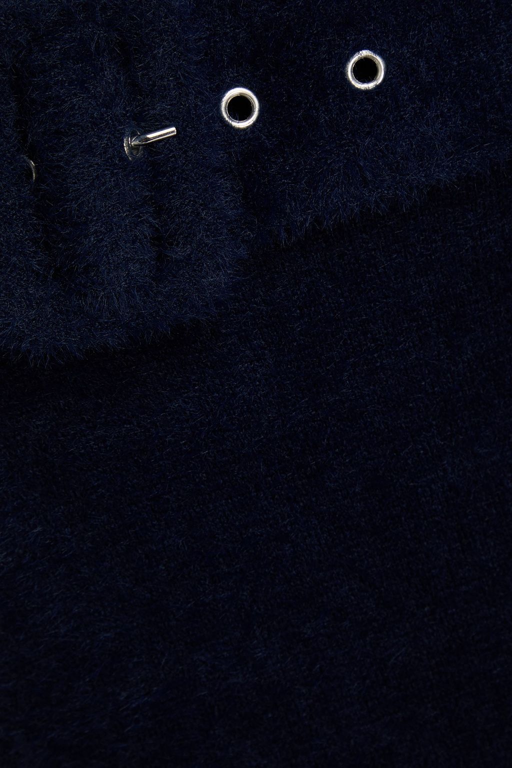 COPERNI Belted brushed knitted mini dress