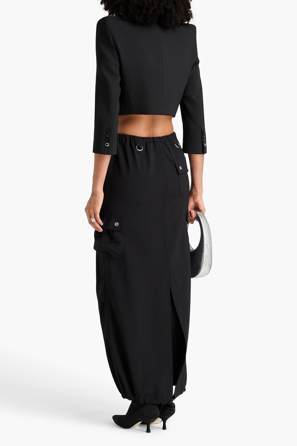  Coperni - Cropped Blazer Aus Twill - Schwarz - Fr 34 