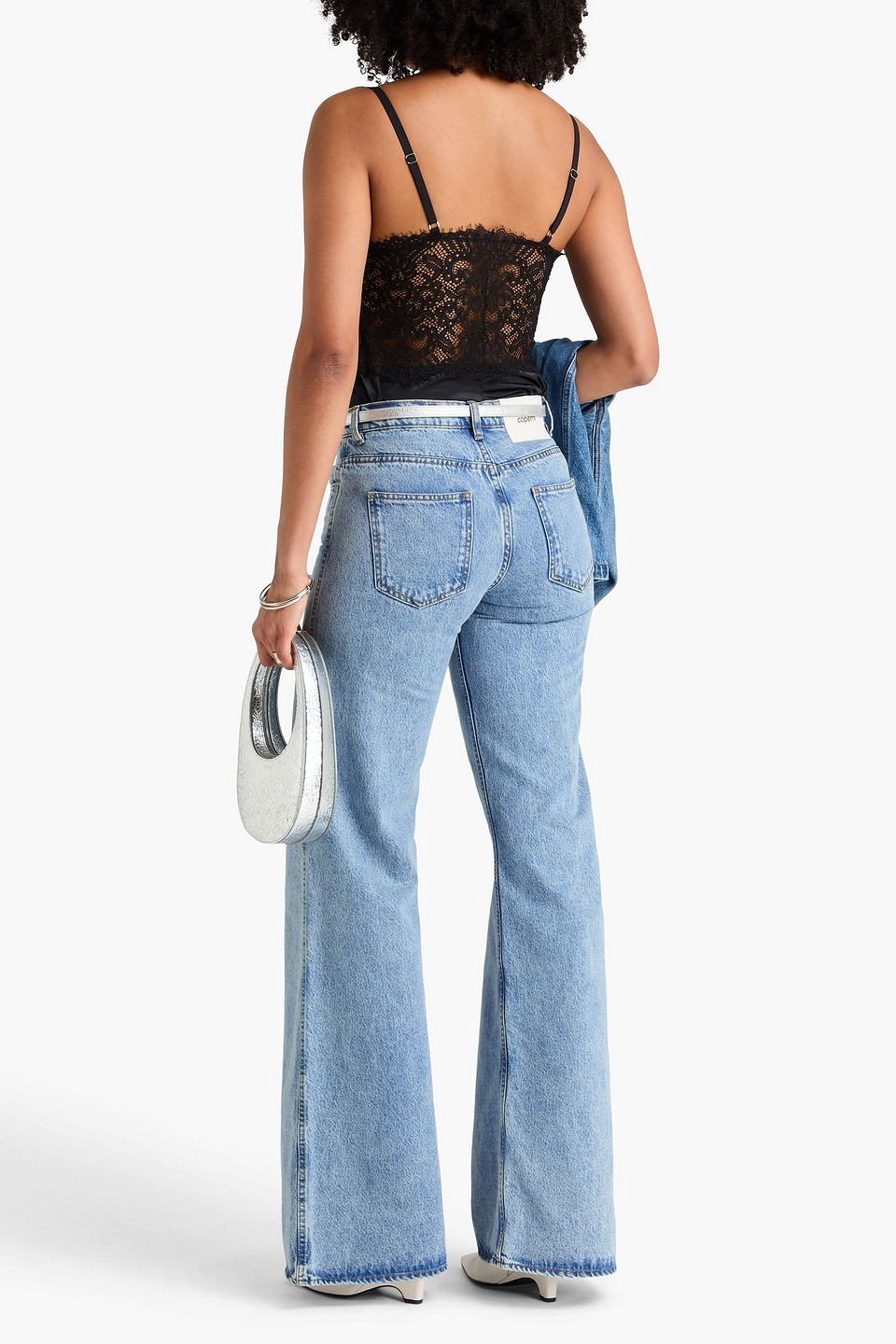  Coperni - High-rise Wide-leg Jeans - Blue - Xs 